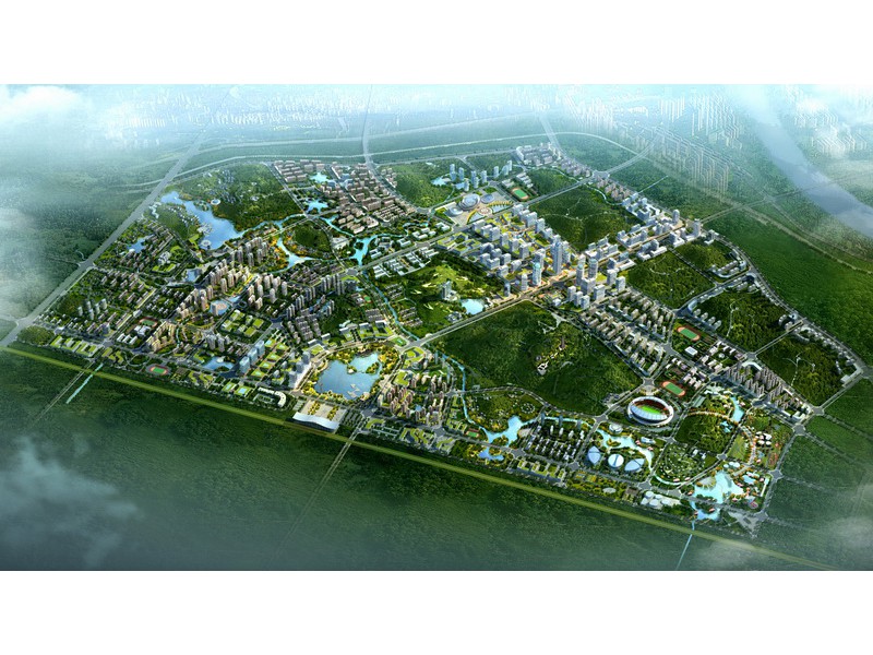 武广新城规划图 